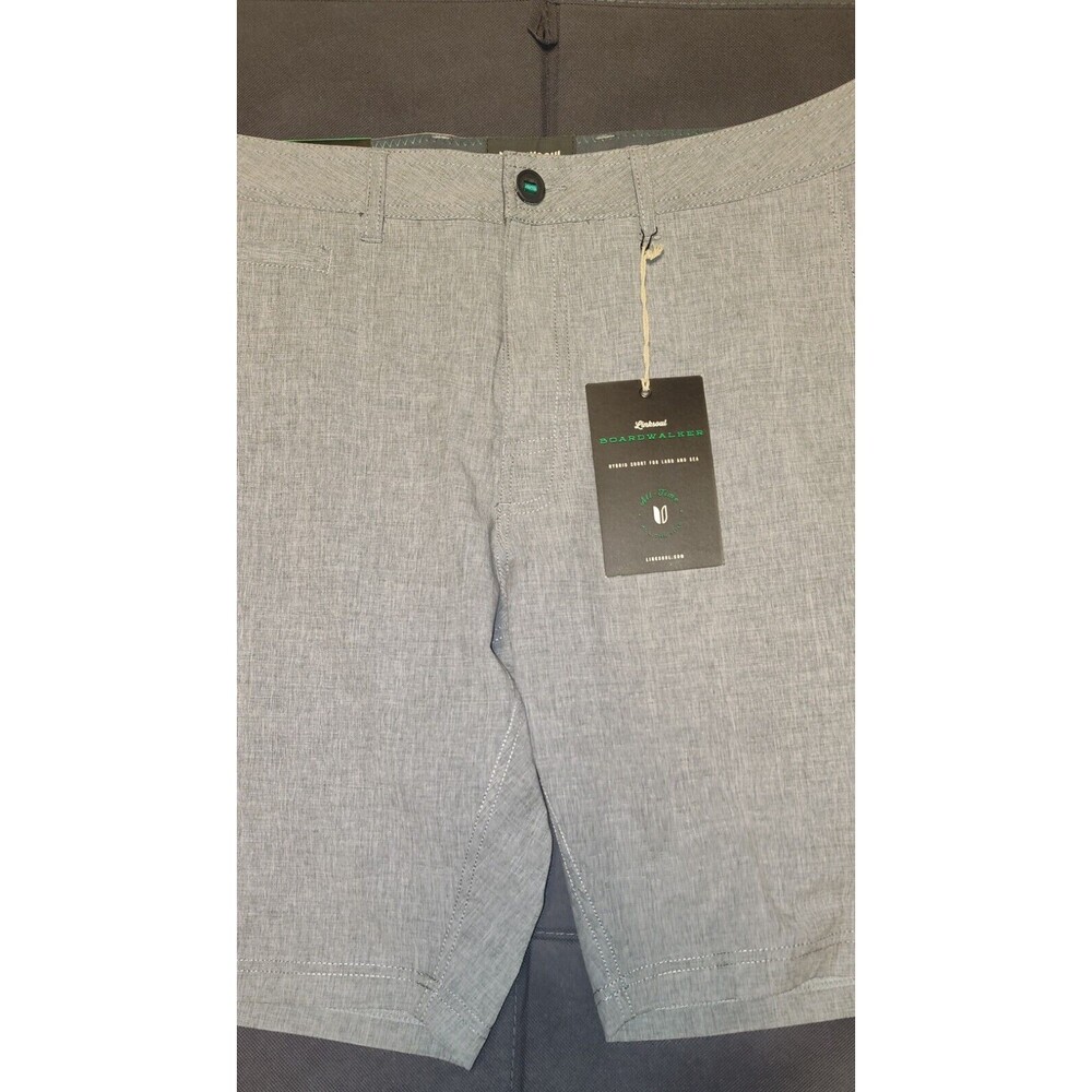 Linksoul Boardwalker Hybrid Golf Short, Size 34, Gray, New With Tags